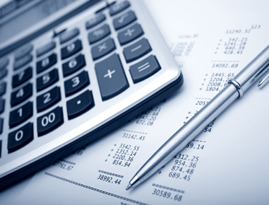 Calculator and pen